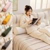 Solid Color Cylinder Pillow High Elastic Non-Collapse Removable Ergonomic Support for Sleeping Home Decor Pillows for Sleeping