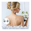 HUAZONTOM 3-Piece Hair Accessory Set for Women - Pearl Flower Kanzashi Hairpins, Headpiece for Kimono, Yukata, Performances, Coming-of-Age