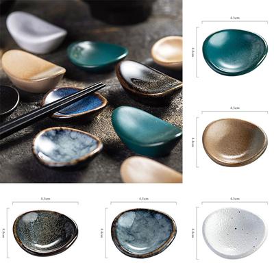 1PC Restaurant Chopstick Rest Earthenware Tray Chopstick Holder Chopstick Stand Home Supplies