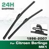 For Citroen Berlingo MK1 1996-2007 2002 2003 2004 2005 2006 Wiper Front Wiper Blades Windshield Windscreen Window Brush 22"+21