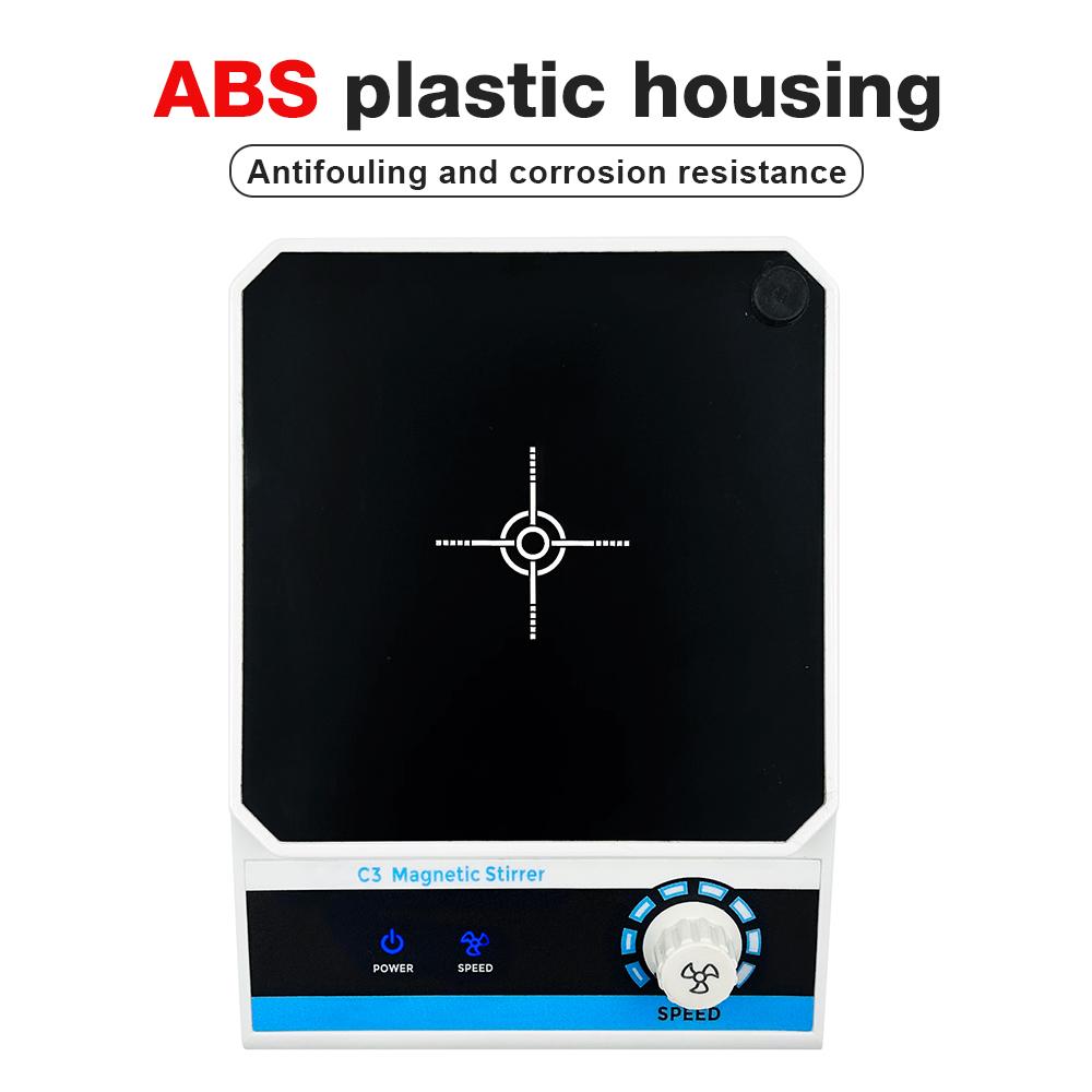 2L Magnetic Stirrer Hot Plate Laboratory Stirrer 300-3000rpm Heating Magnetic Mixer Electric Mixing Machine for Medical Cosmetic