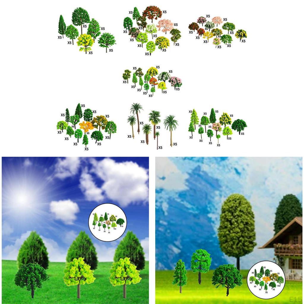 Model Trees Ornament Decoration Micro Landscape Table Architectural Props DIY Miniature Diorama