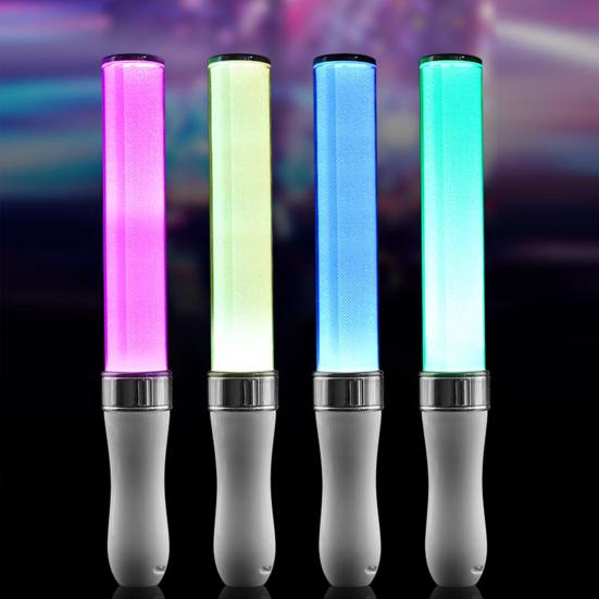 LED Glow Light Stick 15 Color Flashing Light Sticks with Rope 2 Lighting Modes Battery Powered Lightweight Party Light Stick for Festivals Rave Party