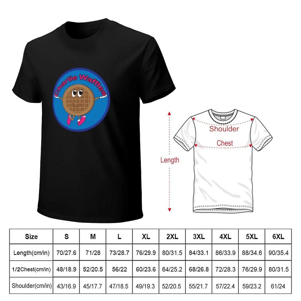 Charlie Waffles TShirt Plus Size Tops Cute Clothes Cute Tops Mens Graphic Tshirts Funny