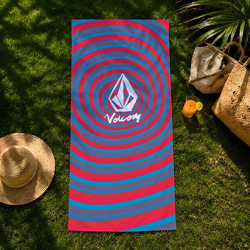 Brand V-Volcom Towel beach towel, quick drying absorbent bath towel for Swim,Gym,Camping,Outdoor