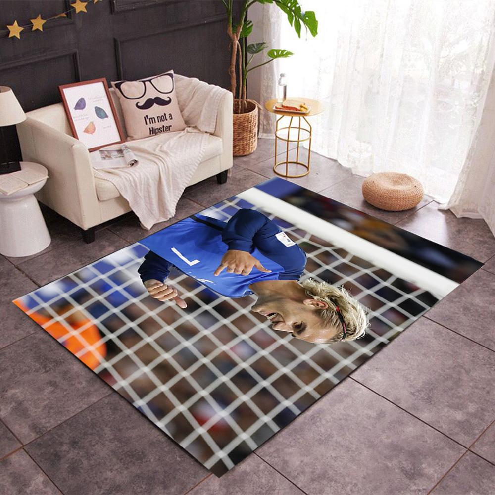 Atletico Madrid's Player Action Carpet Perfect for Decorate room Outdoor Hallway Bedrooms Anti-slip Rug Decorate Offices Best for Christmas
