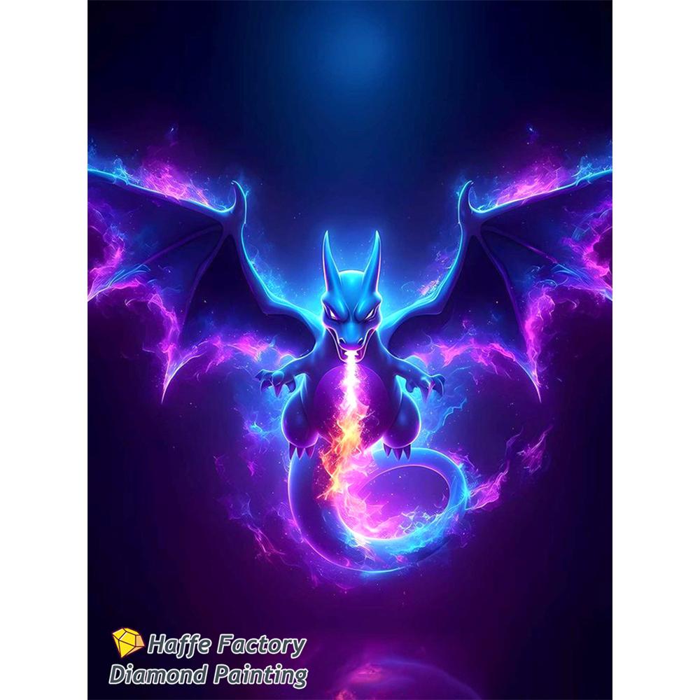 Magische Elf Snorlax Squirtle Diamond Painting Kunst Diy 5d Cartoon Eeveee Charmander Kruissteek Mozaïek Huisdecoratie Cadeau