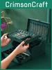 Premium Quality Three-layer Jewelry Storage Box In Green Velvet For Earrings Necklaces Bracelets