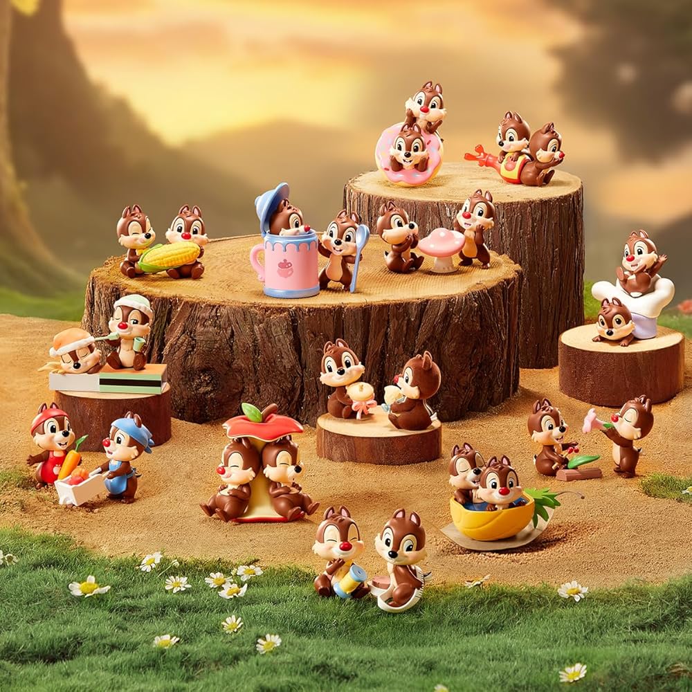 POP MART Disney Chip and Dale Fun-loving Brothers Assorted Box 12 Pieces Blind Box Figures Premium Toy