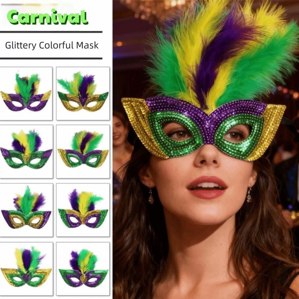 Pióro Anioła Maska z Piór Czarna Maska Bal Maskowy Maska na Oczy Dekoracja Imprezowa