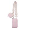 Vintage PU Leather Bag Crossbody Phone Shoulder Bag Leisure Bag with Pouch  Unisex
