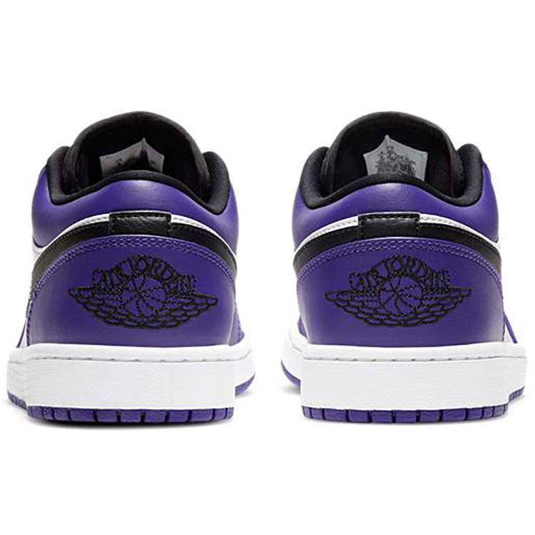 New JORDAN 1 Low Court Purple White 553558-500