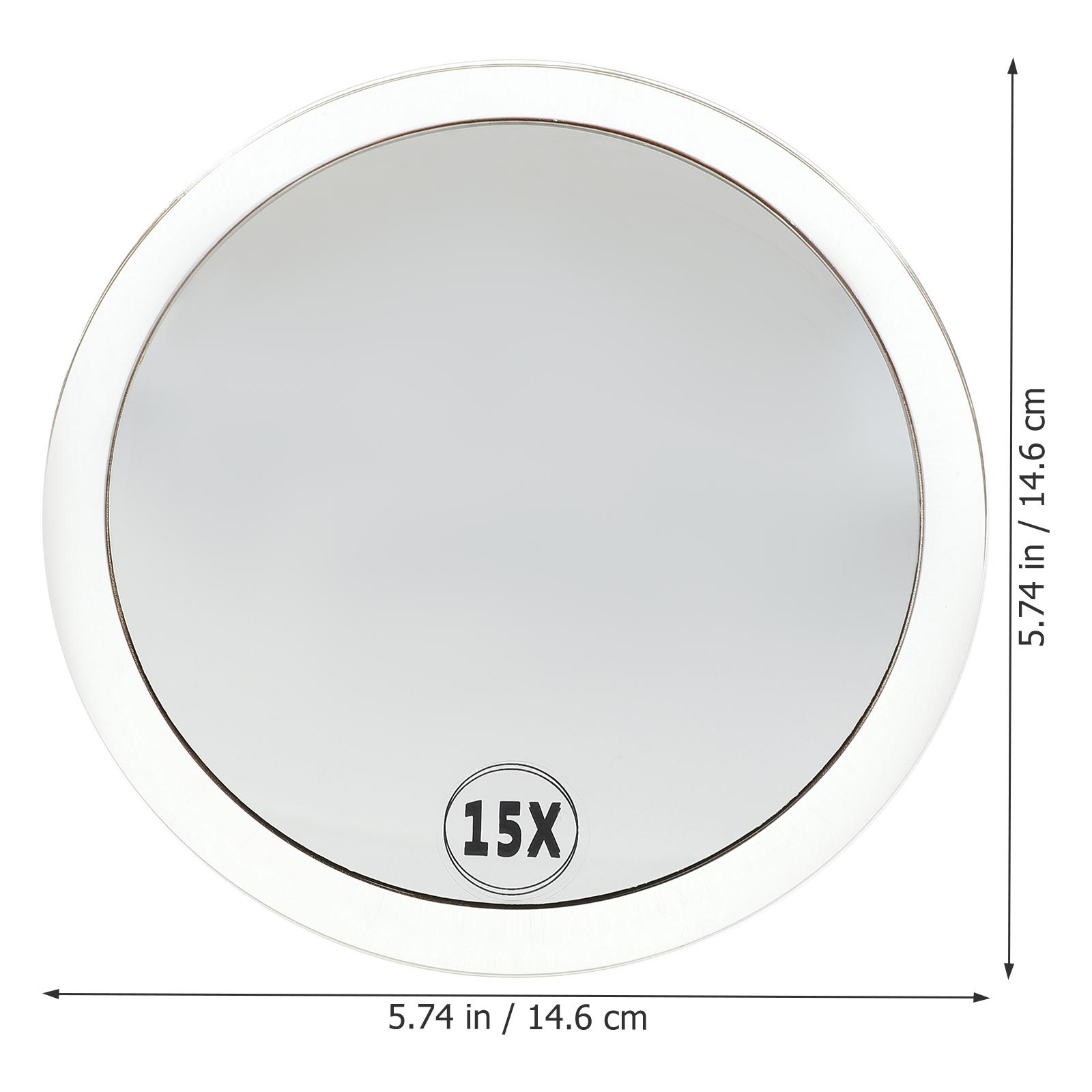 

15x Magnification Mirror With Suction Cup Blackhead Compact Remove Pores Tool Bathroom Makeup Mirror Single Side золотистий