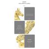 Resin Horse Statue Sculptures Decorative Animal Figurines Tabletop Ornament Symbols Wealth Career Home Decorations