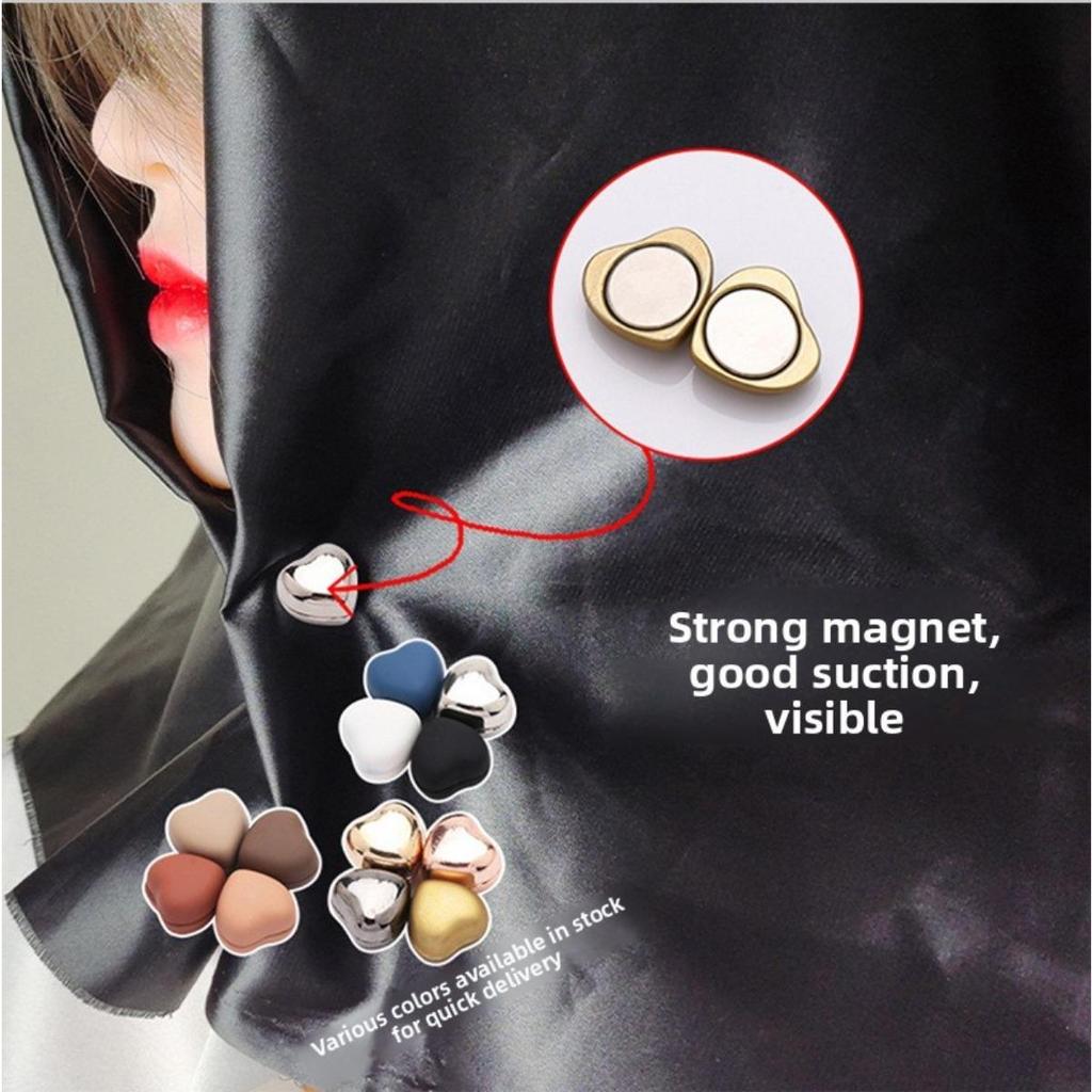 Mode Hemd Hose Magnetischer Clip, Kompakter Abnehmbarer Magnetischer Clip - Geeignet für Hemden, Kragen, Manschetten, Schals - Mischfarbige Dekorative Accessoires