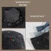 New hat female versatile fashion denim bucket hat embroidered cherry pattern wide brim sunshade basin hat