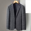 Men's Blazer Fashion Middle Aged Business Casual Professional Wear Casual Loose Style
