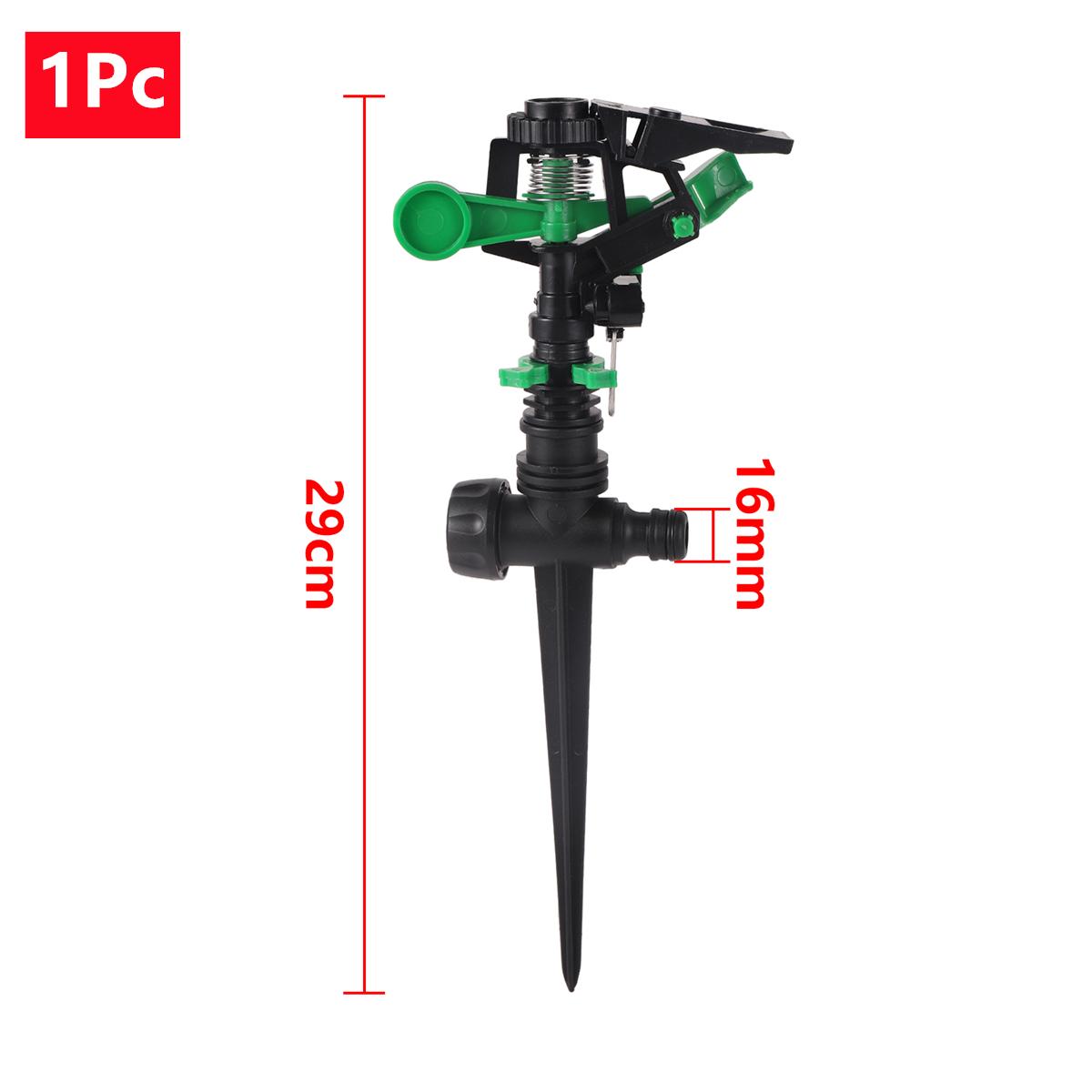 

1/2 Male Thread Controllable Angle Rocker Nozzle With 3-Kinds Bracket Kits Garden Irrigation Landscaping Adjustable Sprinkler