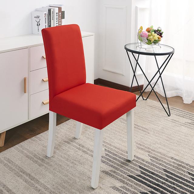 Color Stretch Spandex Dining Room Chair Covers Slipcover Living Room Home Party Wedding Decoration Chair Cover
