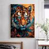 5d DIY Diamond Painting Cross Stitch Animal Watercolor Tiger Diamond Embroidery Mosaic Full Round Drill Home Decor Arts