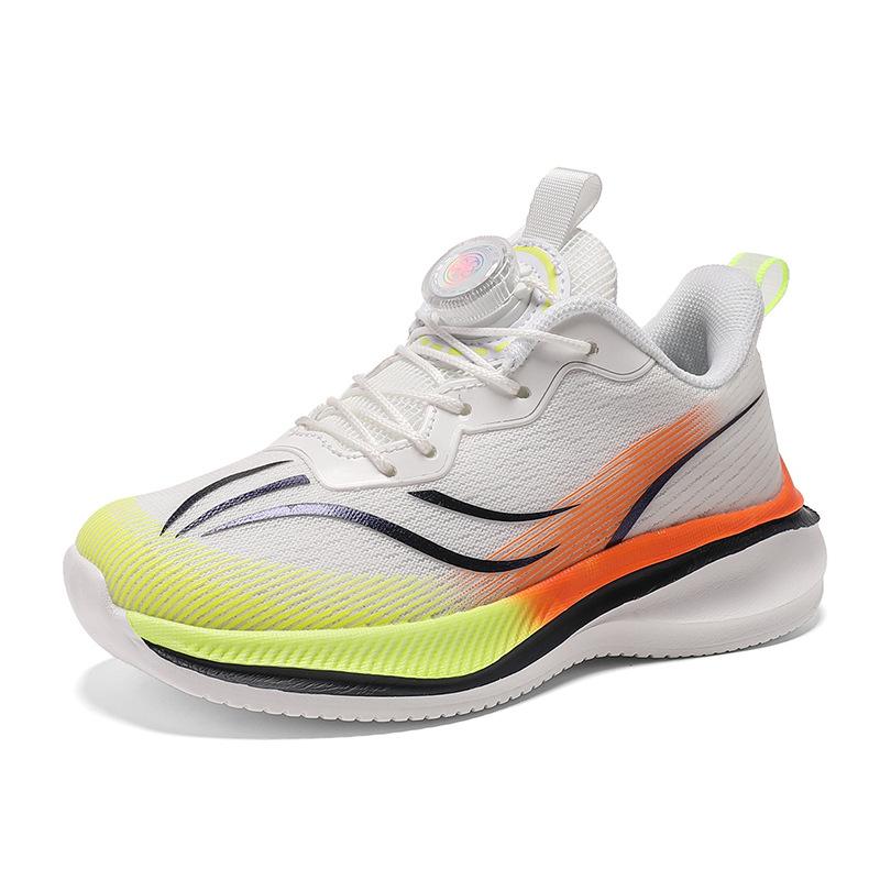 Lightweight Autumn Double Mesh Breathable Girls Outdoor Casual Running Shoes Medium and Older Children's Four Seasons Shoes Soft