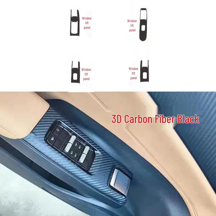 Geely Galaxy L7 Interior Carbon Fiber Console & Cup Holder Protective Film