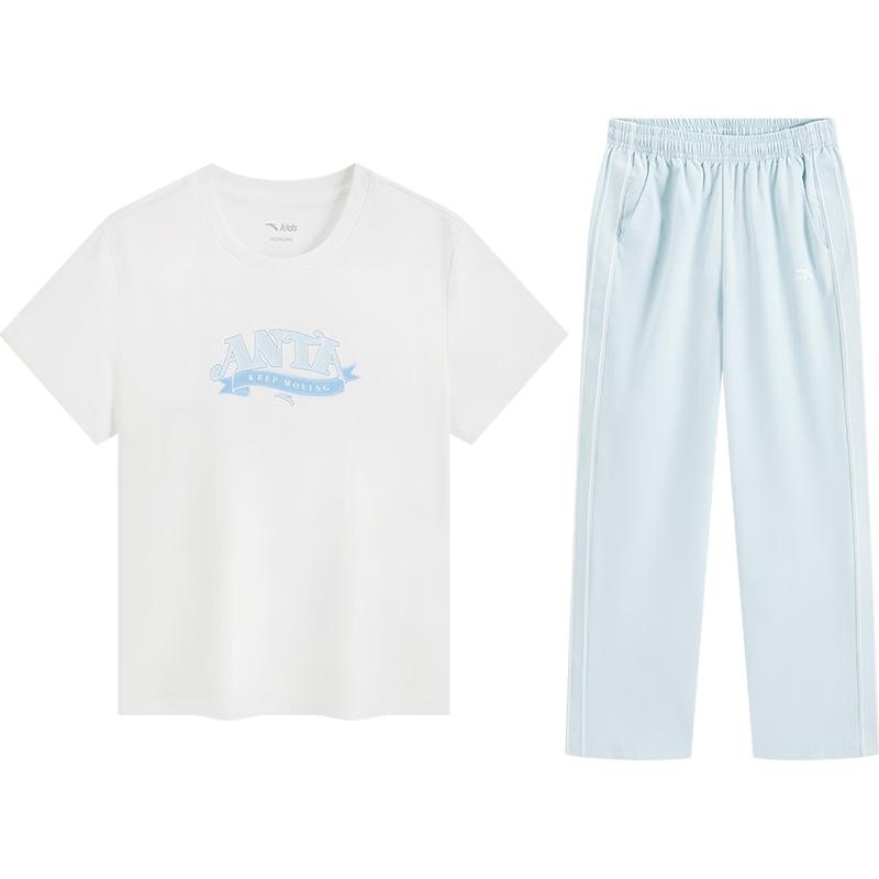 Anta Kids  Girls  Summer Knitted Sportswear Set 120