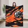 Son Goku Blankets Vegeta DBZ Plush Novelty Warm Throw Blanket for Chair Covering Sofa Summer,
