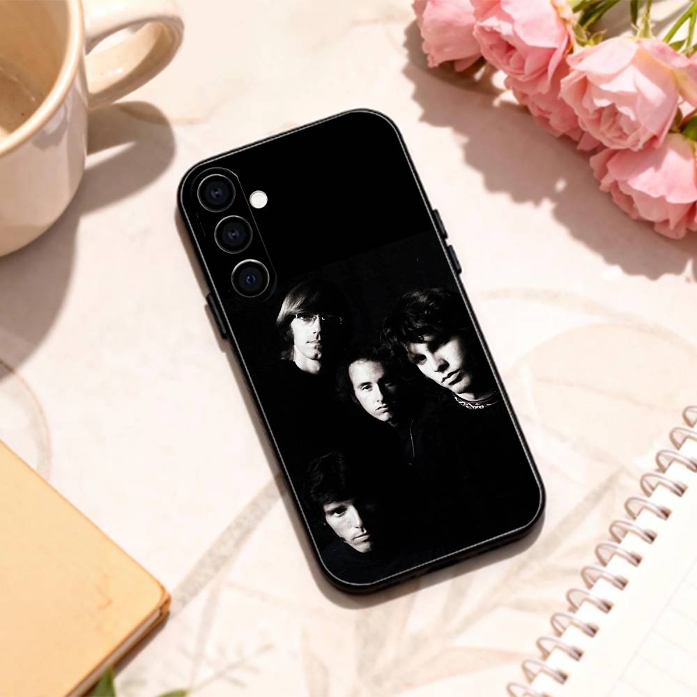 Psychedelic Rock The Doors   Phone Case For Samsung Galaxy A73,A72,A71,A70,A53,A52,A51,Others Soft Black Shell