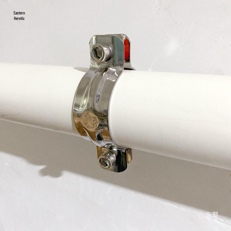 Stainless Steel Pipe Clamp Bracket with M8 Nut for Cable and Gas Pipes