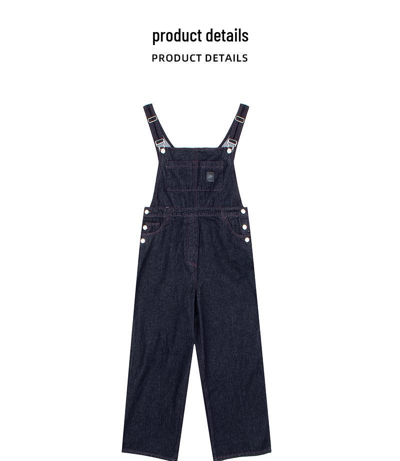 Women's Vintage Denim Overalls: Autumn Korean Style, Age-Reducing, Versatile Design