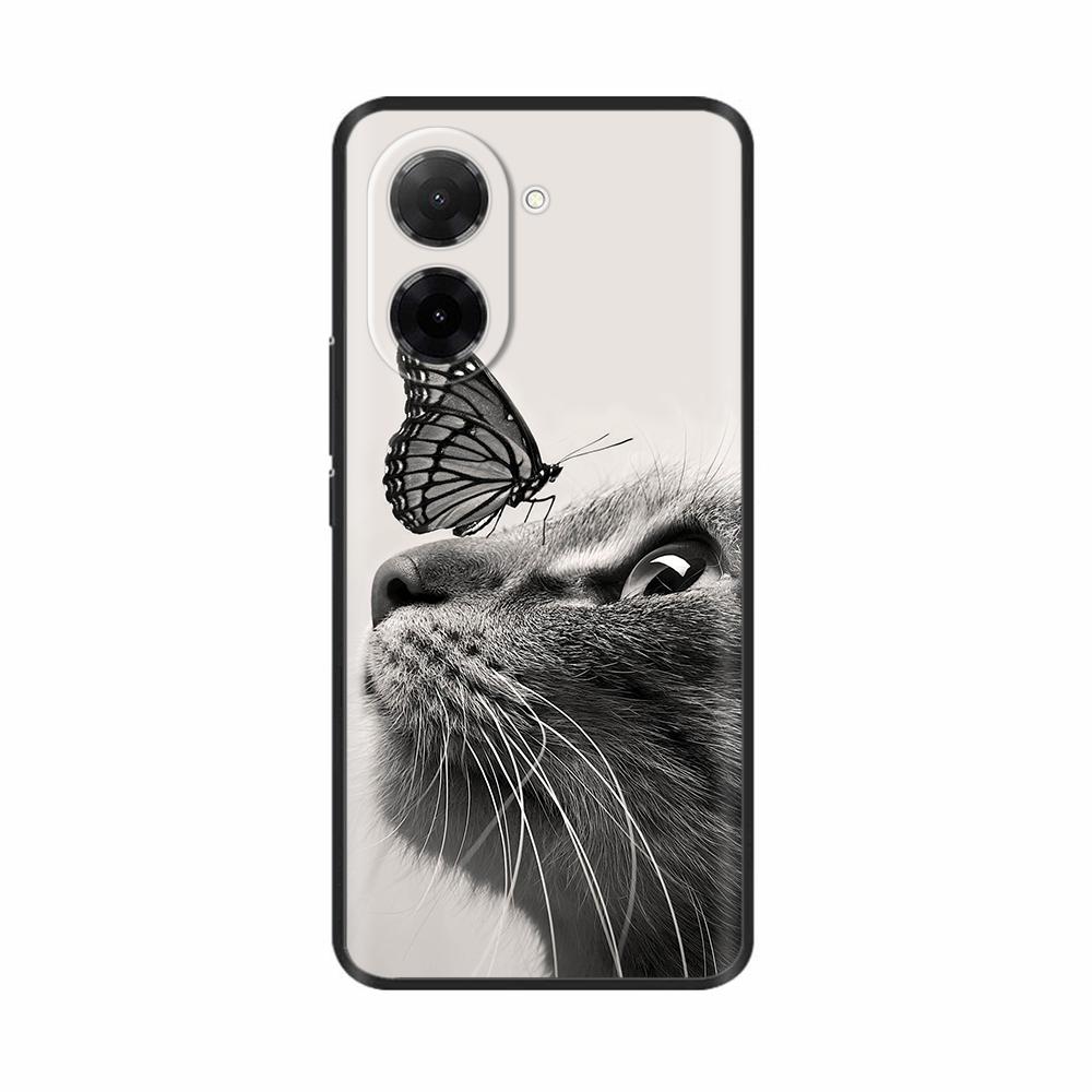 For Poco C71 Case Xiaomi Poco C71 Cover Fundas Coque Soft Black Silicone Camera Protector Phone Bumper Shell Poco C71 Casing