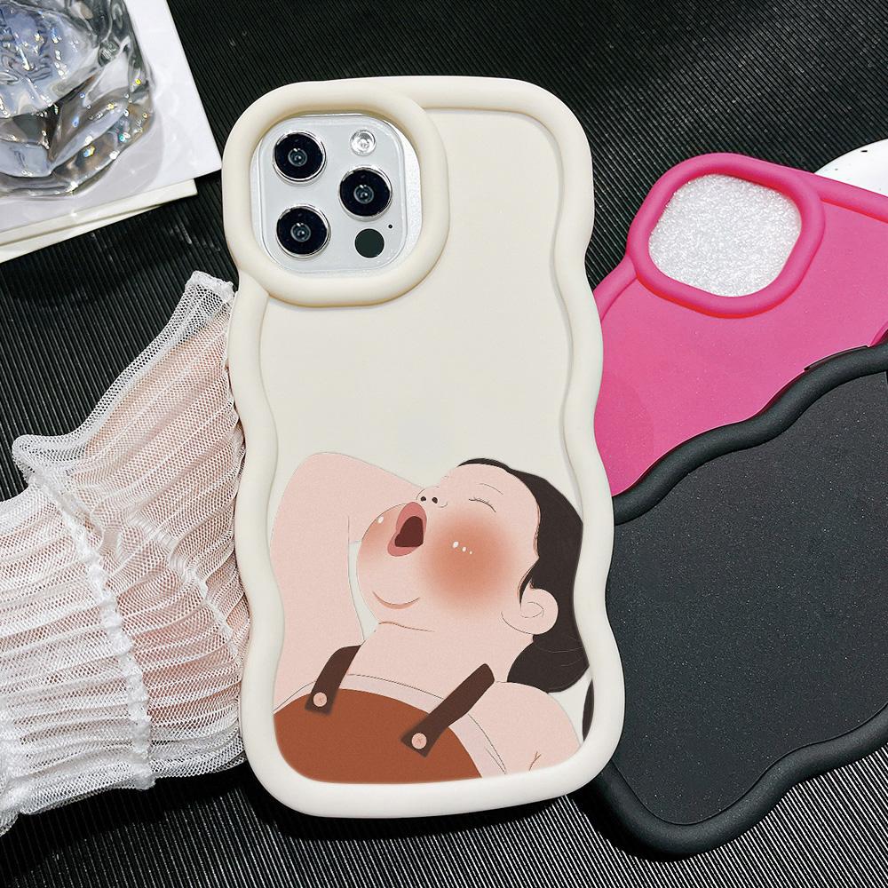 Handyhüllen für iPhone 11 13 XR 15 Pro Max 12 14 Pro Max Hülle iPhone 16 7 Plus 8 Plus XS Max 15 Plus Macaron Cartoon Süß Anti-Fall Wasserdicht