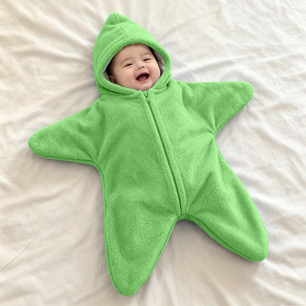 Baby-Swaddle-Decke Schlafsack für, Extradick - Aufwach- Wickeltuch für den Außen- und Innenbereich