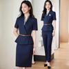 Women's Professional Short Sleeve Blazer Suit