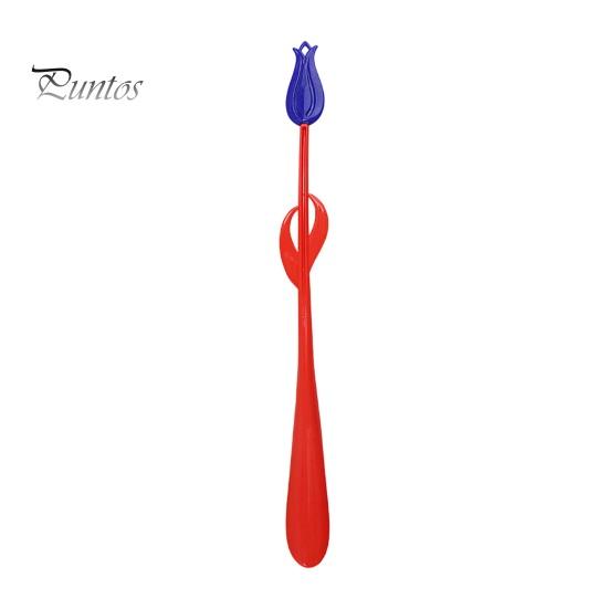 

Тюльпан Длинная Ручка Ложка Для Обуви В Форме Цветка Для Пожилых Мужчин Женщин Детей Пожилых Сапог Повседневный Спорт Платье Обувь Подъемник Помощник Аксессуары Для Обуви красный