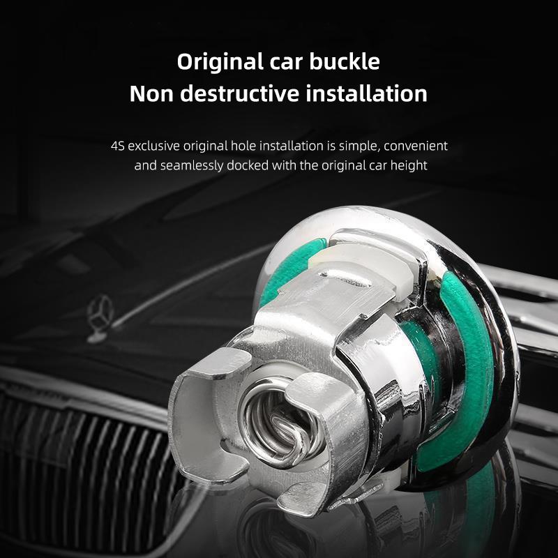 Hub Cap Car Engine Hood Logo Bonnet Chrome Emblem Accessories For Mercedes Benz AMG GLE GLS CLA CLE GLC CLS GLA W223 W213 W206 W464 W247 RR2 qazx1
