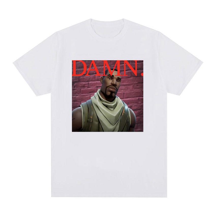 Kendrick Lamar Spitfire T Shirt Damn Album Funny Meme Graphic Tshirt for Unisex Clothing Vintage Cotton Short Sleeve Tshirts Tops