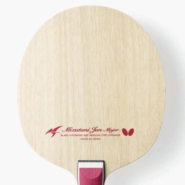 Table Tennis Racket with Table Tennis Jun Major FL Sticker, Butterfly, Mizutani,