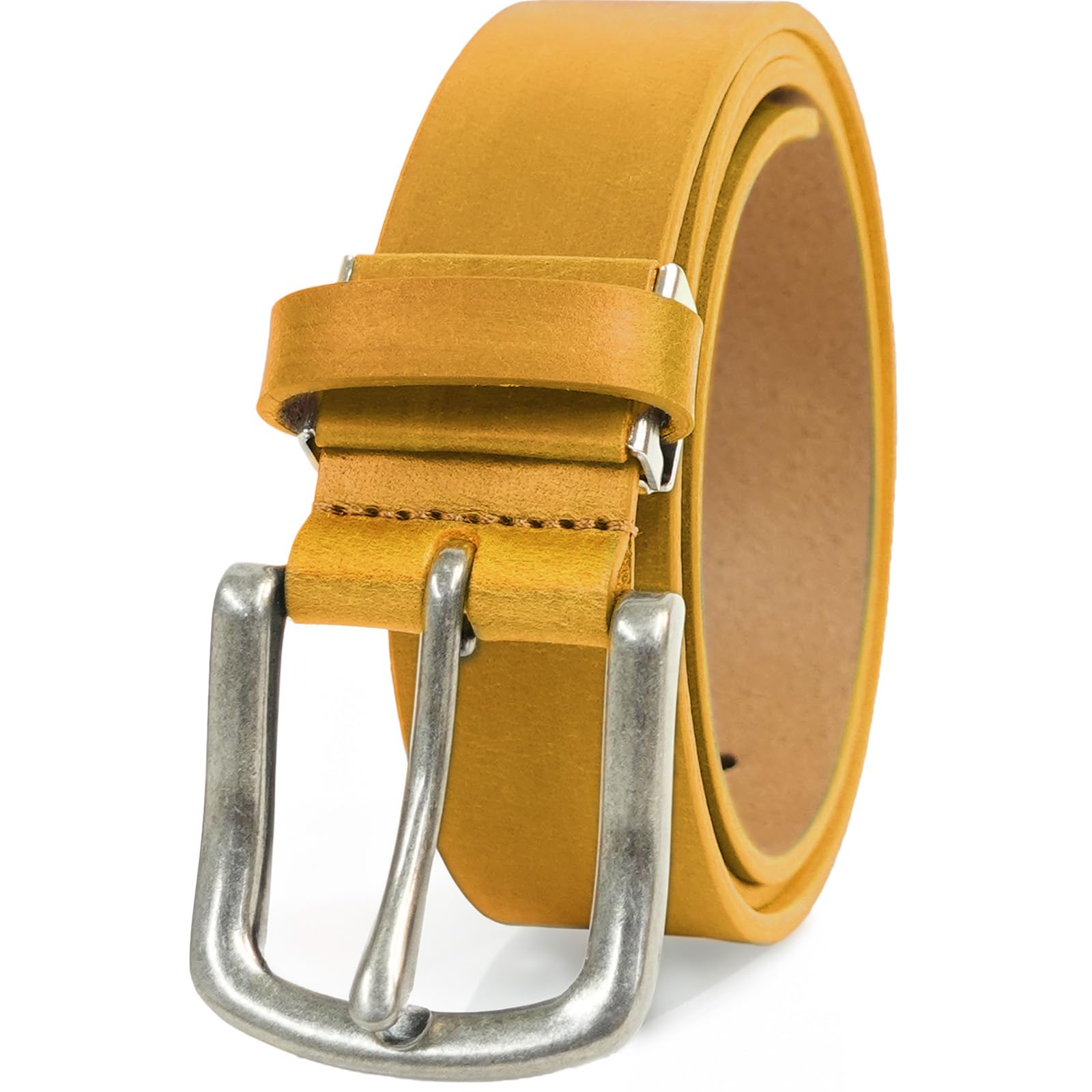 [Fine Plus] Belt EDWIN 0111222 33mm 117cm Made in Japan Cowhide Plain