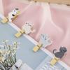 Mini Photo Clip DIY Clothespin Durable Wooden Clip