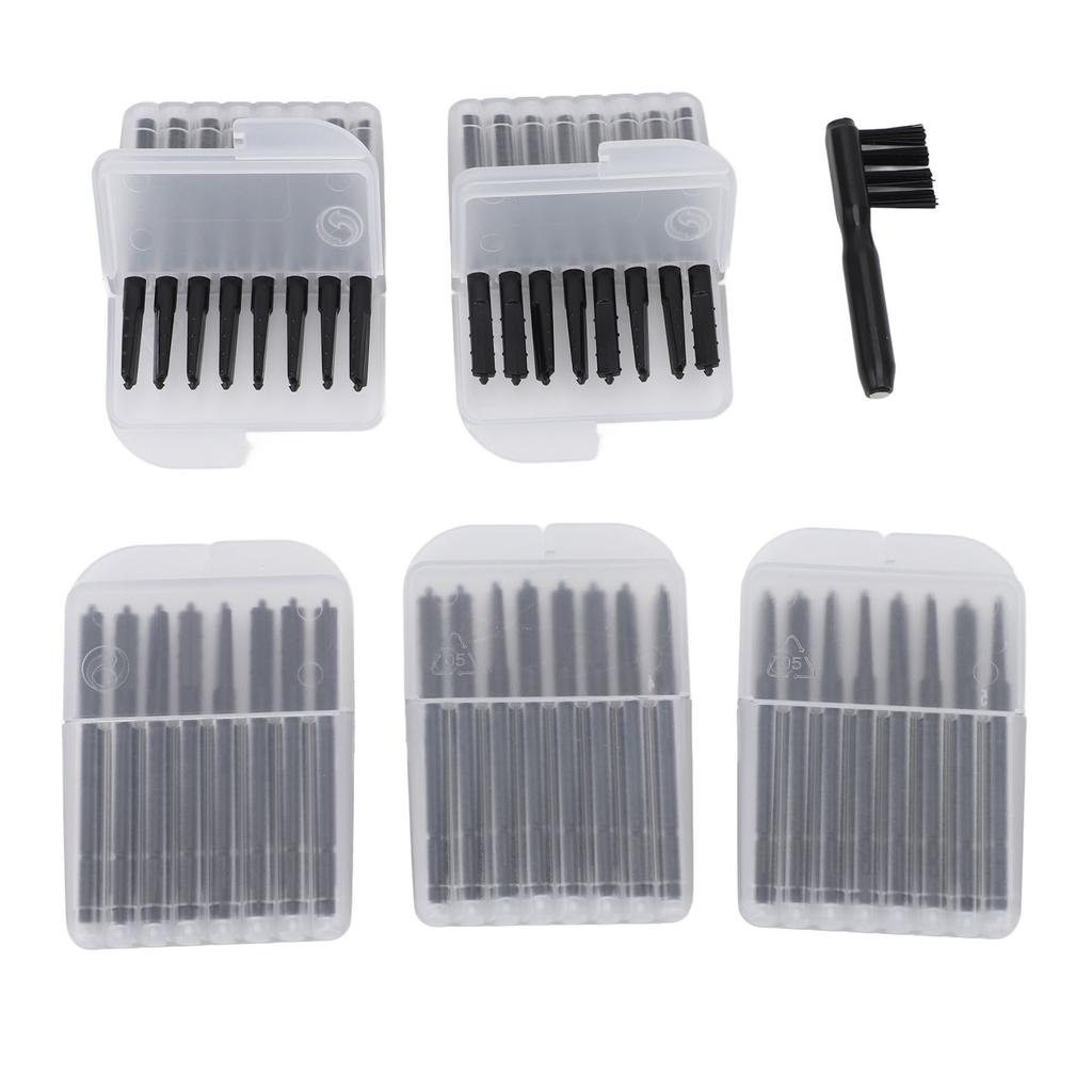 40 Pcs Sound Aid Wachs Wache Filter ABS Kunststoff Ohrenschmalz Wachen Filter Kopfhörer Reinigung Kit