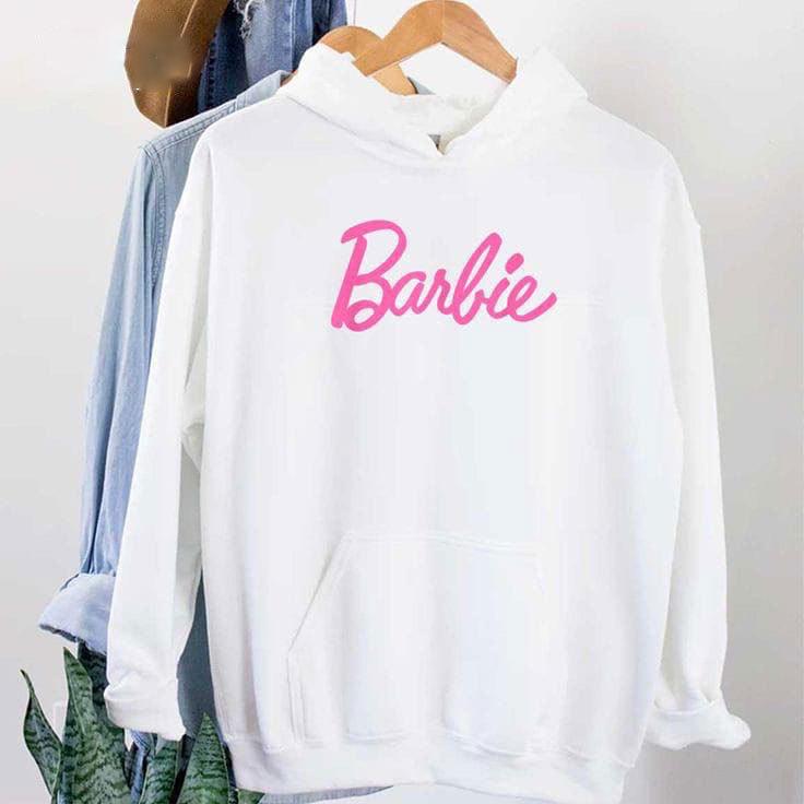 Hanorac Versatil cu Imprimeu Barbie - Stil Popular European și American