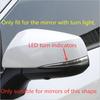 For Toyota Corolla Cross -2024 Carbon Fiber Car Mirrors Rearview Trim Cover