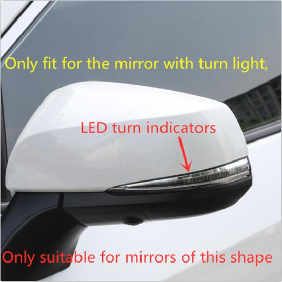 For Toyota Corolla Cross -2024 Carbon Fiber Car Mirrors Rearview Trim Cover