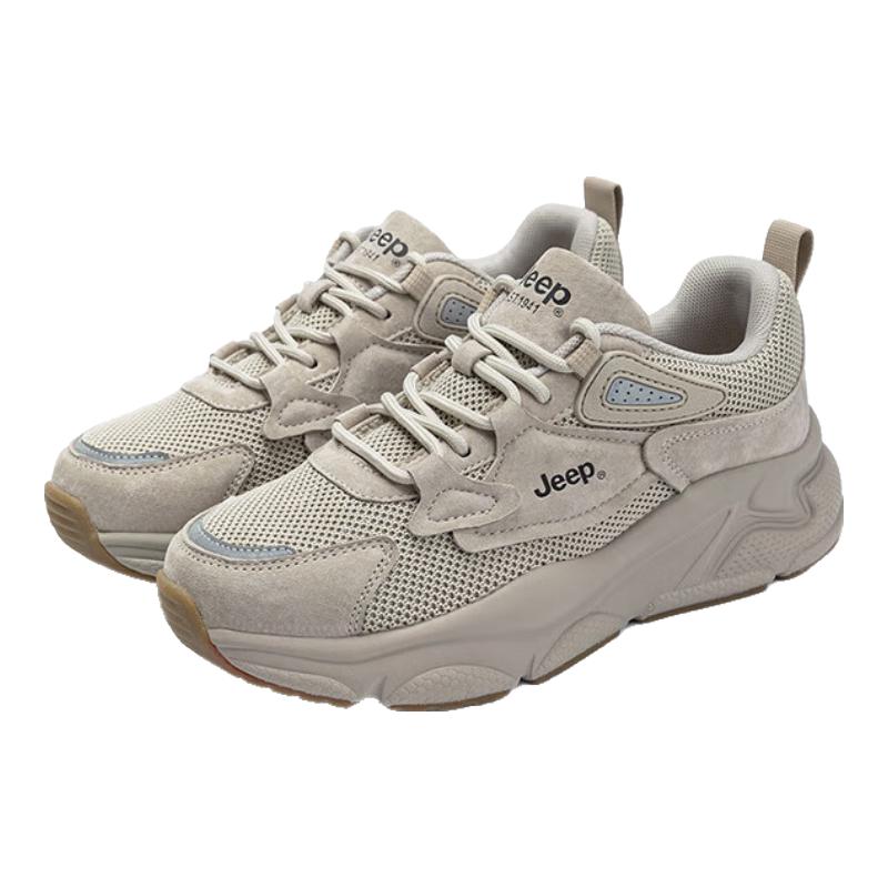 JEEP Women s Platform Dad Shoes - Lightweight Breathable Mesh Casual Sneakers 39