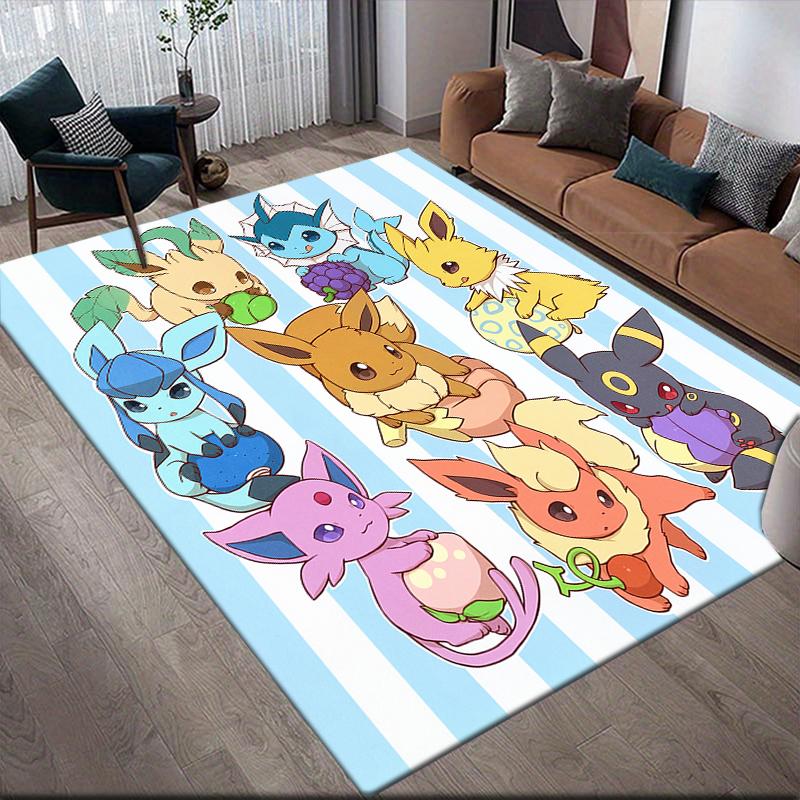 

Eevee Pokemon2 Square Area Rug, Non-Slip Floor Mat for Home Decor, Perfect Gift for Eevee Fans.chl 60x90cm