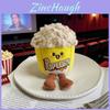 Plush Food Toy Popcorn Keychain Gift For Movie Lovers