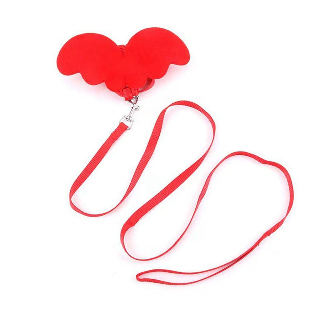 Pet Harness Cute Angel Wing Personalized Cats Rabbits Leash Bunny Hamster Clothes Animal Accessories