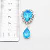 10pc 45 * 18mm Water Drop Pendant Rhinestone Buttons For Clothing Needlework Sewing Accessories Craft Supplies Decorative Button